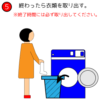 ドラム式洗濯機の使い方05